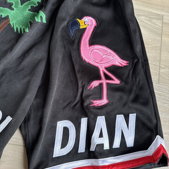 RETRO Mperial Sportswear Floridian Black & Red‎ YOUTH Basketball Shorts Med - Picture 3 of 11